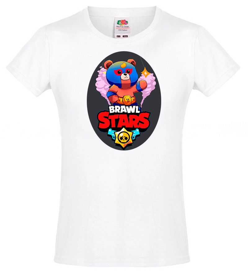 

Футболка Fruit of the Loom Brawl Stars Белый 116 см BB5BD116