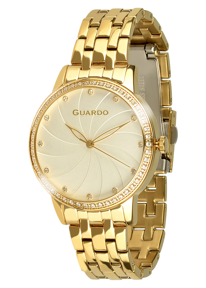 

Часы женские Guardo 011461(1)-4 золотистые