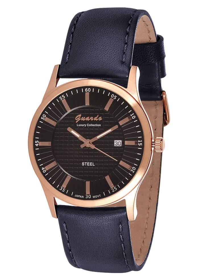 

Часы мужские Guardo S1524-4 розовое золото