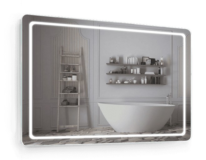 

Зеркало c LED подсветкой Smart Mirror сенсорное Dinan SK 80х60 см Прямоугольное