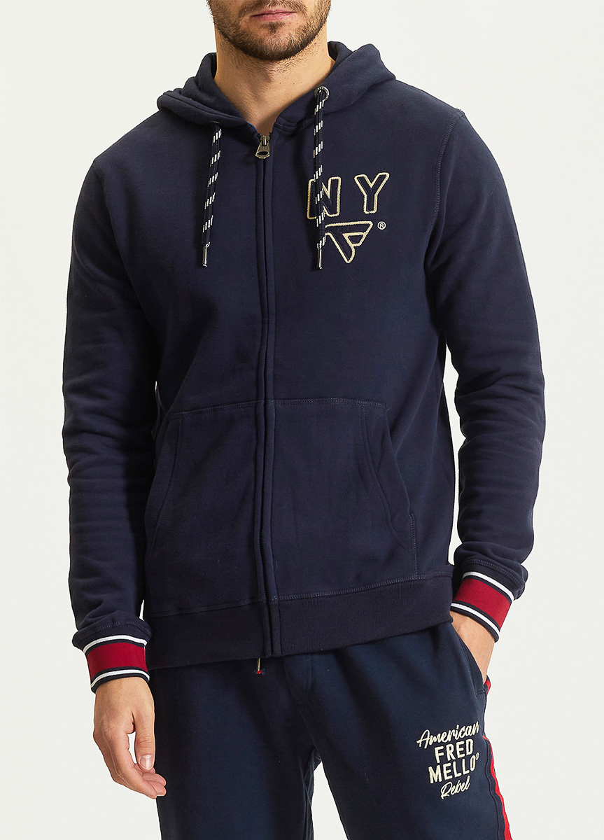 

Спортивная кофта Fred Mello  Синий (FM21W06FZ_BLUE, Спортивная кофта Fred Mello XL Синий (FM21W06FZ_BLUE-XL)