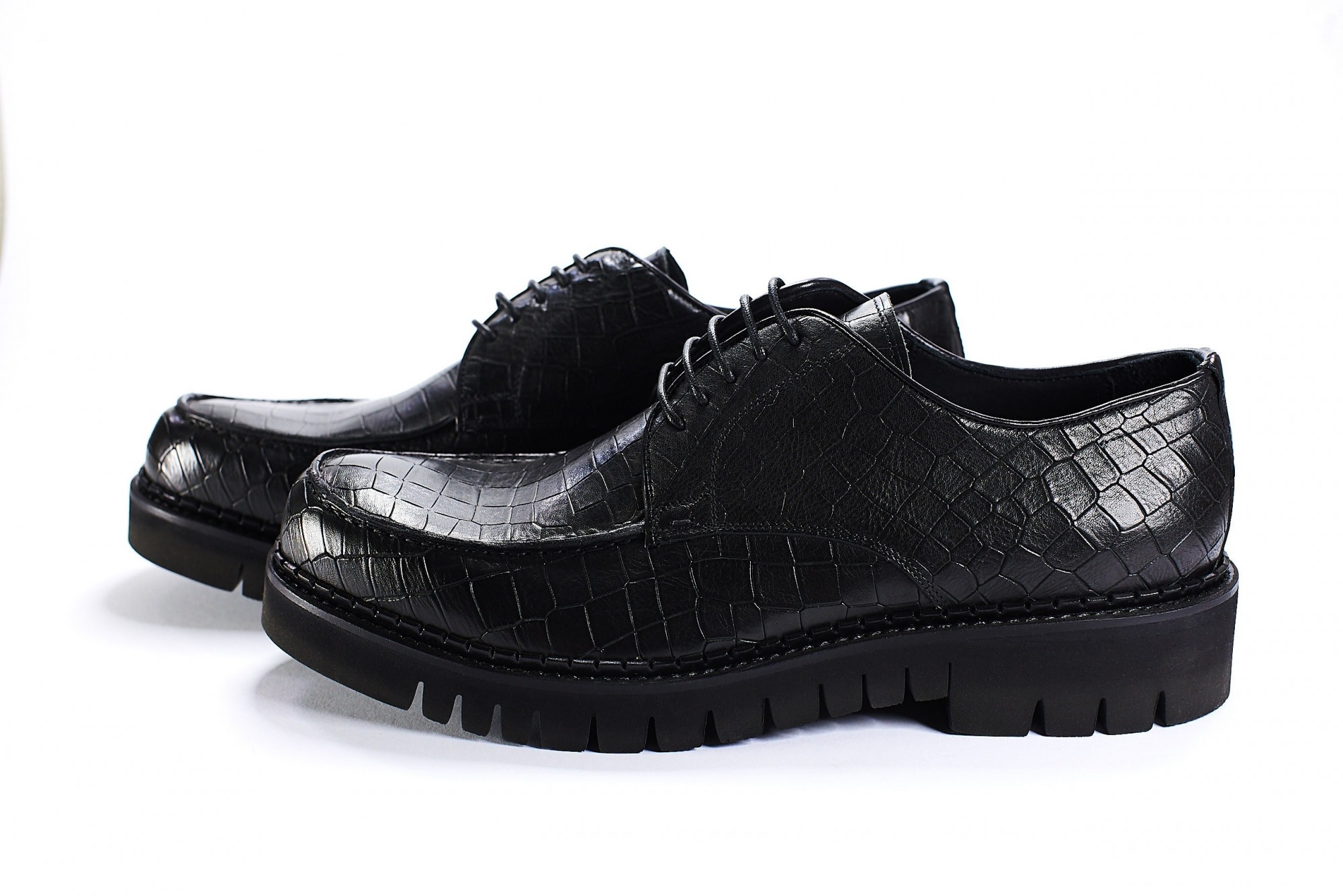 

Туфли из фактурной кожи Giampiero Nicola 40 Черный 32502