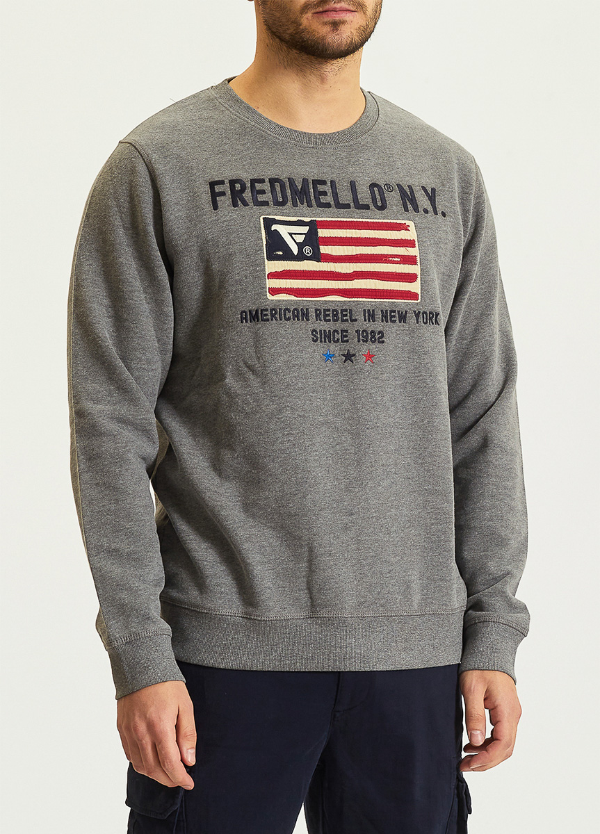 

Свитшот Fred Mello XXXL Серый (FM21W22FG_GREY-XXXL)