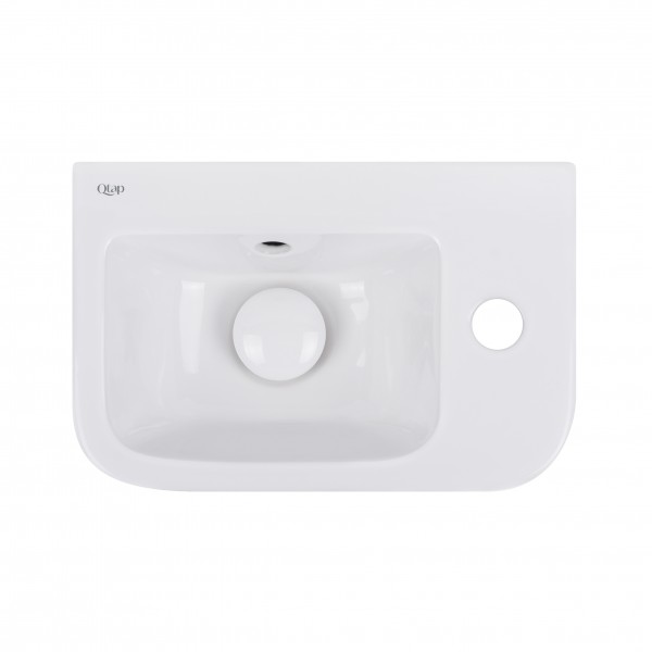 

Раковина Qtap Tern 375х245х135 White с донным клапаном QT171110100LW