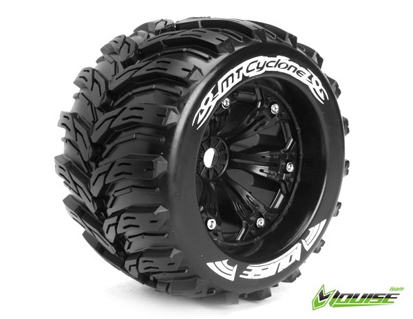 

Колеса Louise Monster 1/8 MT-CYCLONE без вылета черные 2шт (L-T3220B)