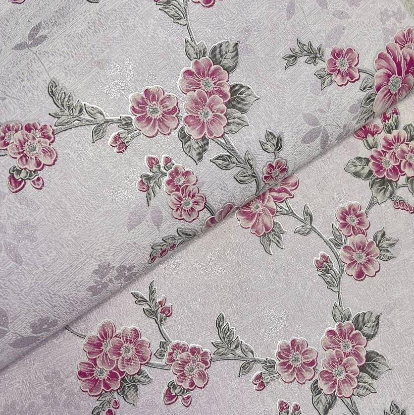 

Обои виниловые на флизелиновой основе Славянские обои VIP В109 Туман 1,06х10,05м розовый (3711-06)