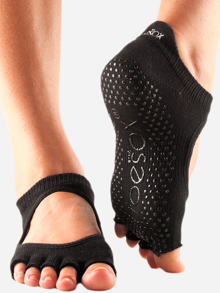 

Носки ToeSox Grip Half Toe Bellarina M (-.5) Черные, Носки ToeSox Grip Half Toe Bellarina M (39-42.5) Черные