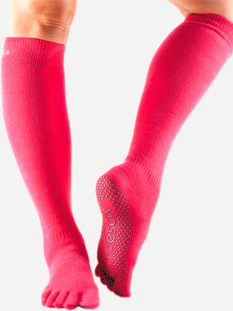 

Носки ToeSox Grip Full Toe Scrunch Knee High S (-.5) Пурпурные, Носки ToeSox Grip Full Toe Scrunch Knee High S (36-38.5) Пурпурные