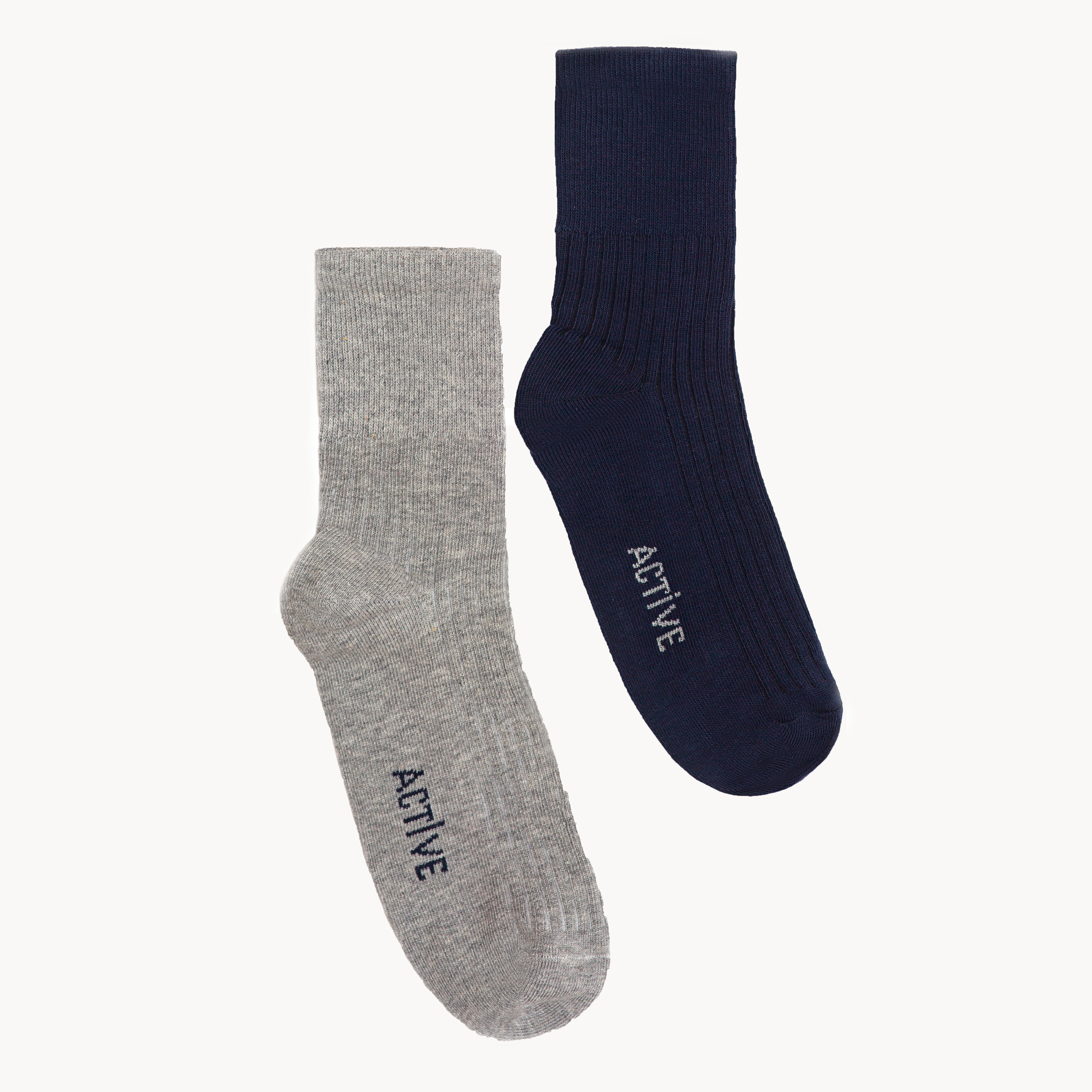 

Носки Intuicia 266 23-25 р 2 пары Light melange/Dark blue