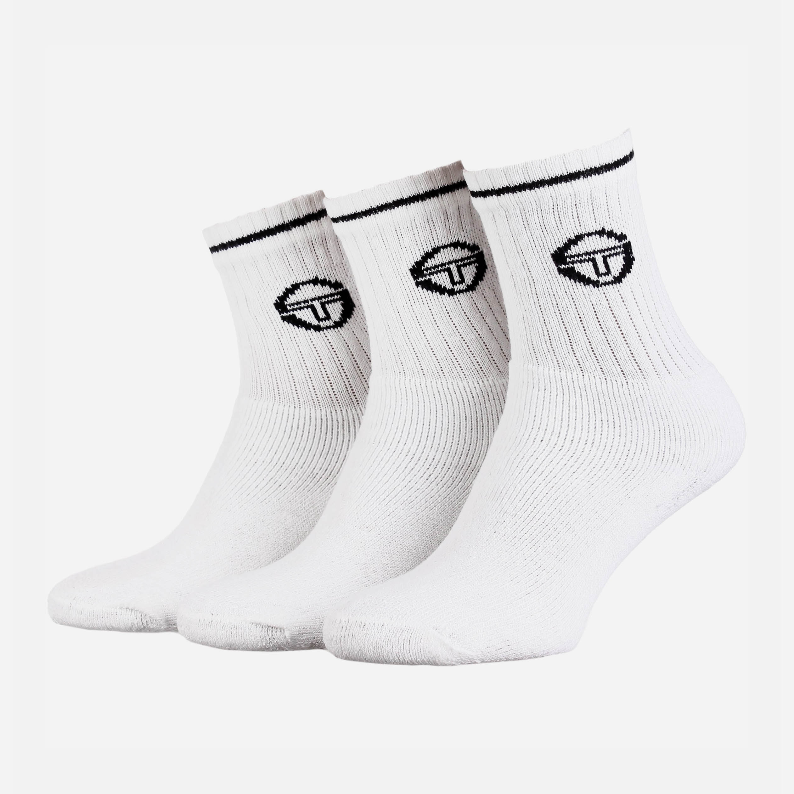 

Набор носков Sergio Tacchini 83520410-1 - 3 пары Белый, Набор носков Sergio Tacchini 83520410-1 38-40 3 пары Белый