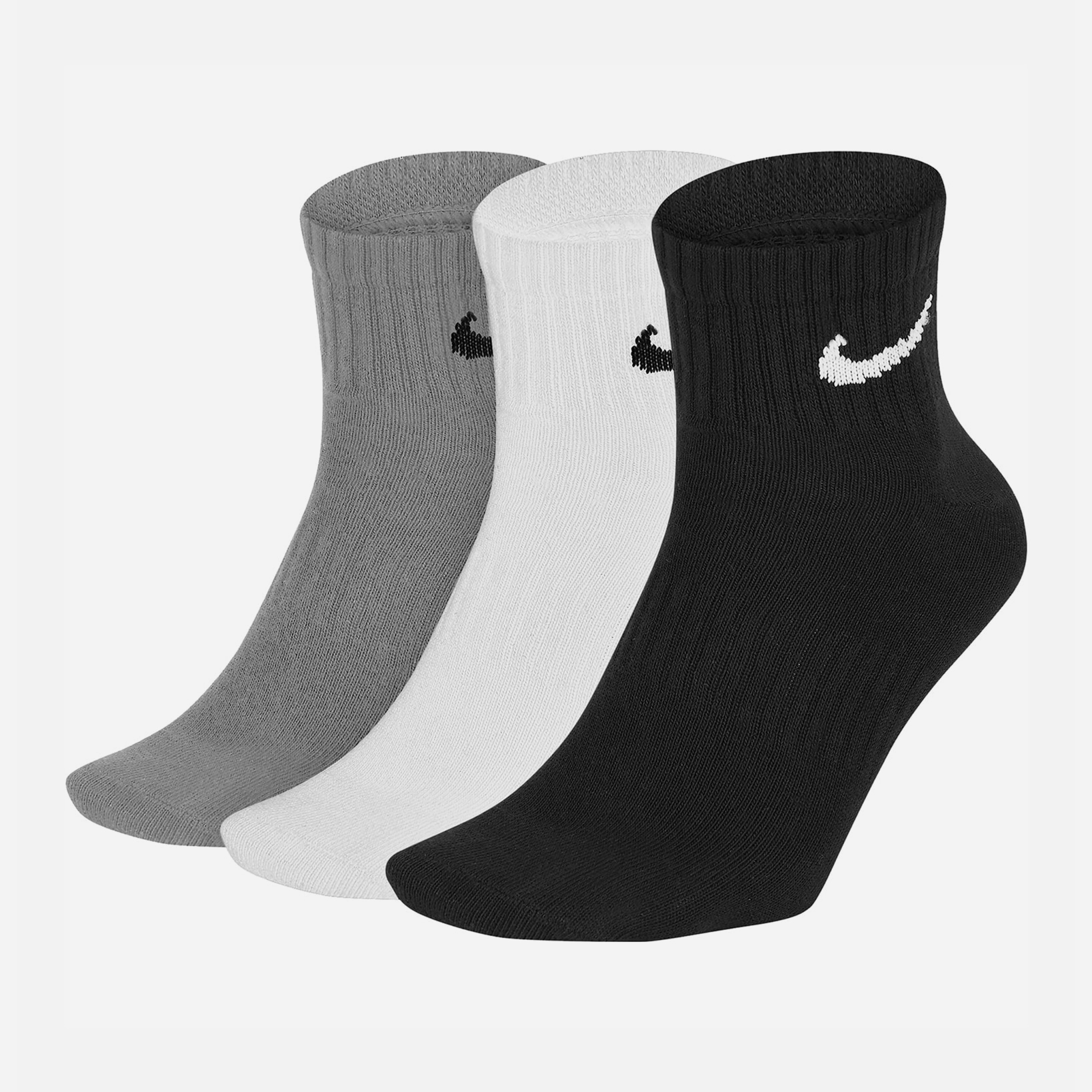 

Набор носков Nike SX7677-901 U NK EVERYDAY LTWT ANKLE 3PR S (34–38) 3 пары Черный