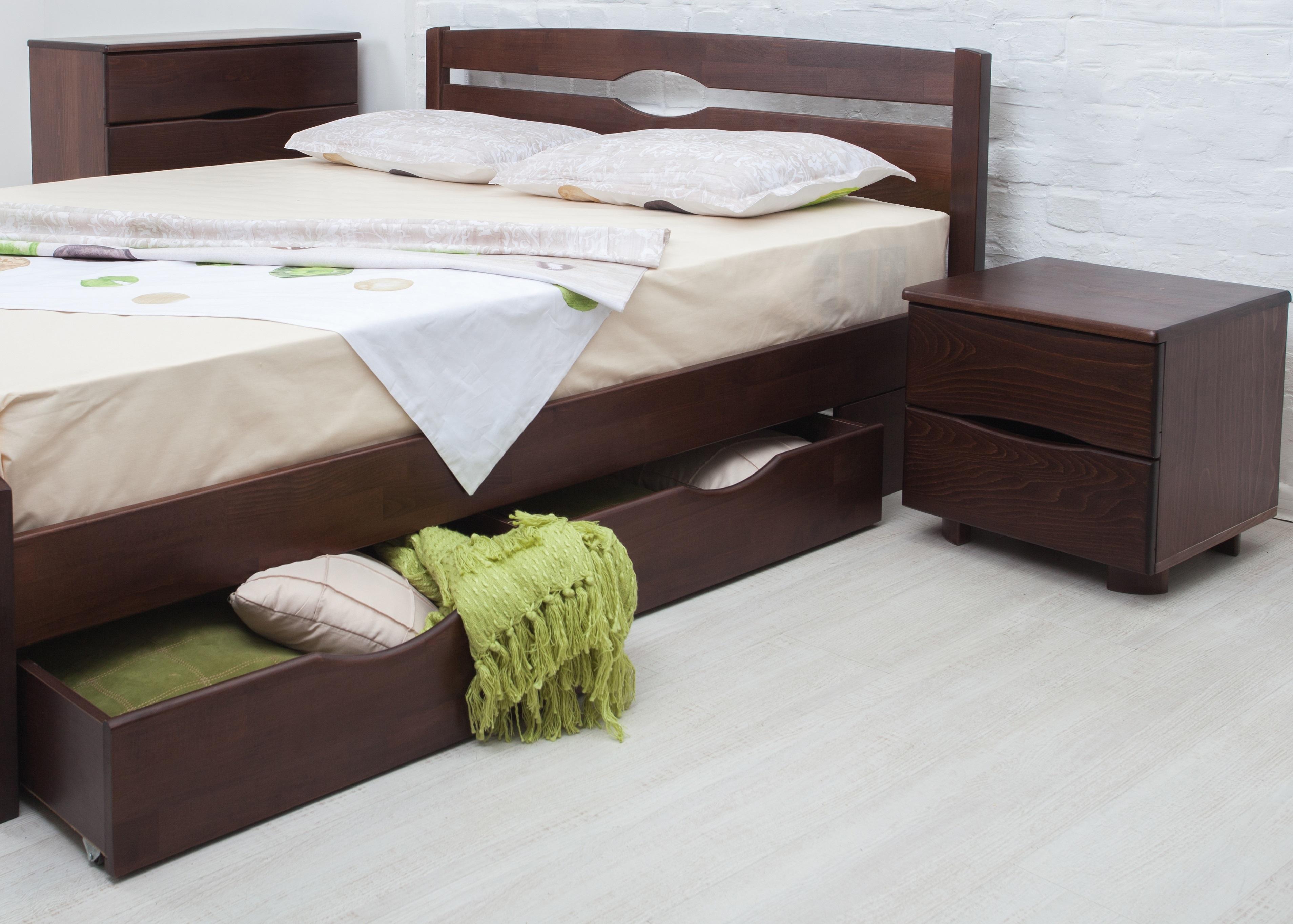 

Кровать Олимп Нова с двумя ящиками 160x200 Венге