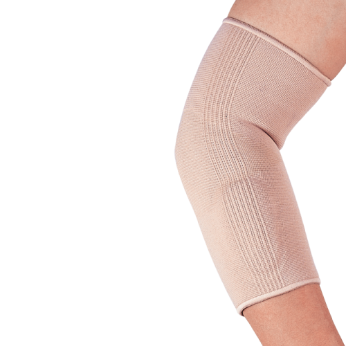 

Бандаж на лікоть з гелевими вставками еластичний Ortop ES-205 р.XL бежевий