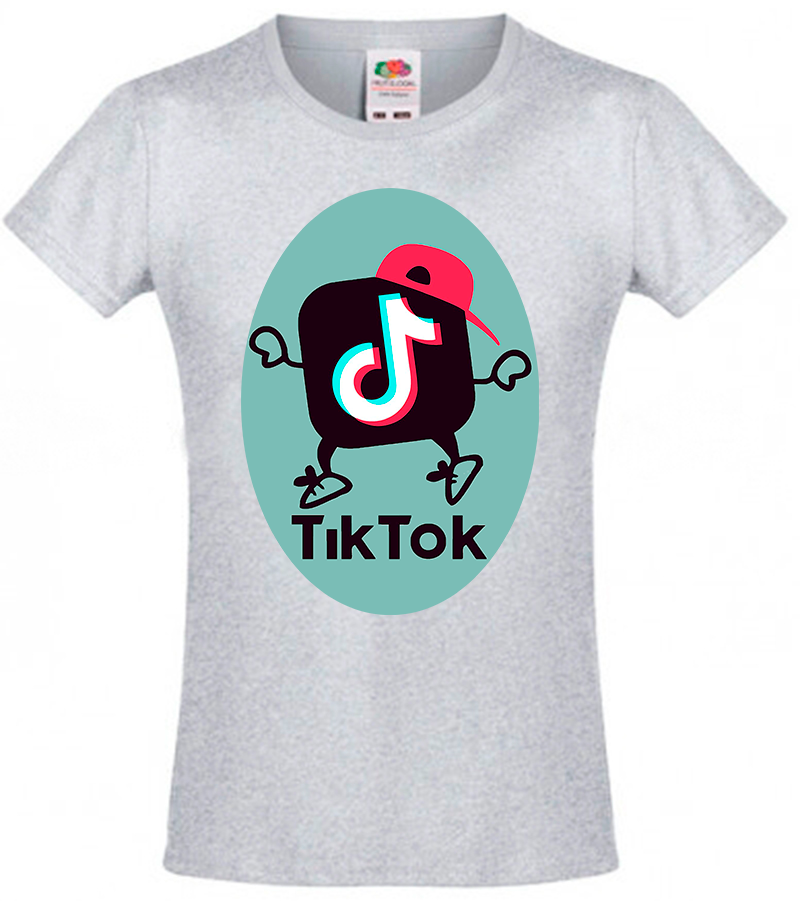 

Футболка Fruit of the Loom Tik Tok Серый 164 см STTCHD164