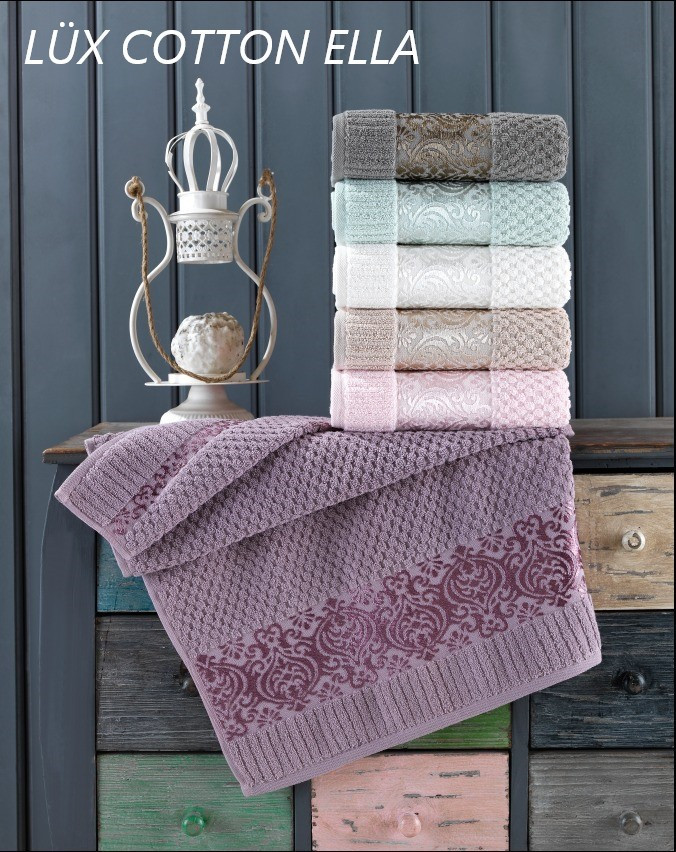 

Набор махровых турецких банных полотенец Cestepe Lux Cotton Ella 70х140 см