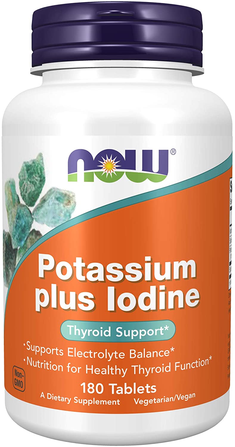 

Now Foods Potassium Plus Iodine 180 таблеток (4384303911)