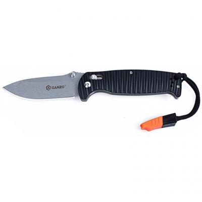 

Нож Ganzo G7412P-WS черный (G7412P-BK-WS)