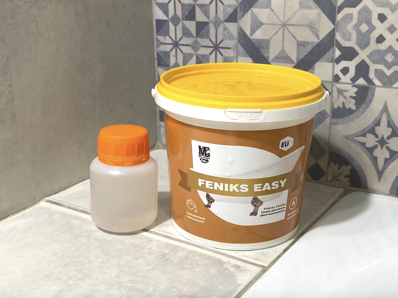 

Эмаль акриловая для реставрации чугунных ванн Fеniks Easy 800г Белая