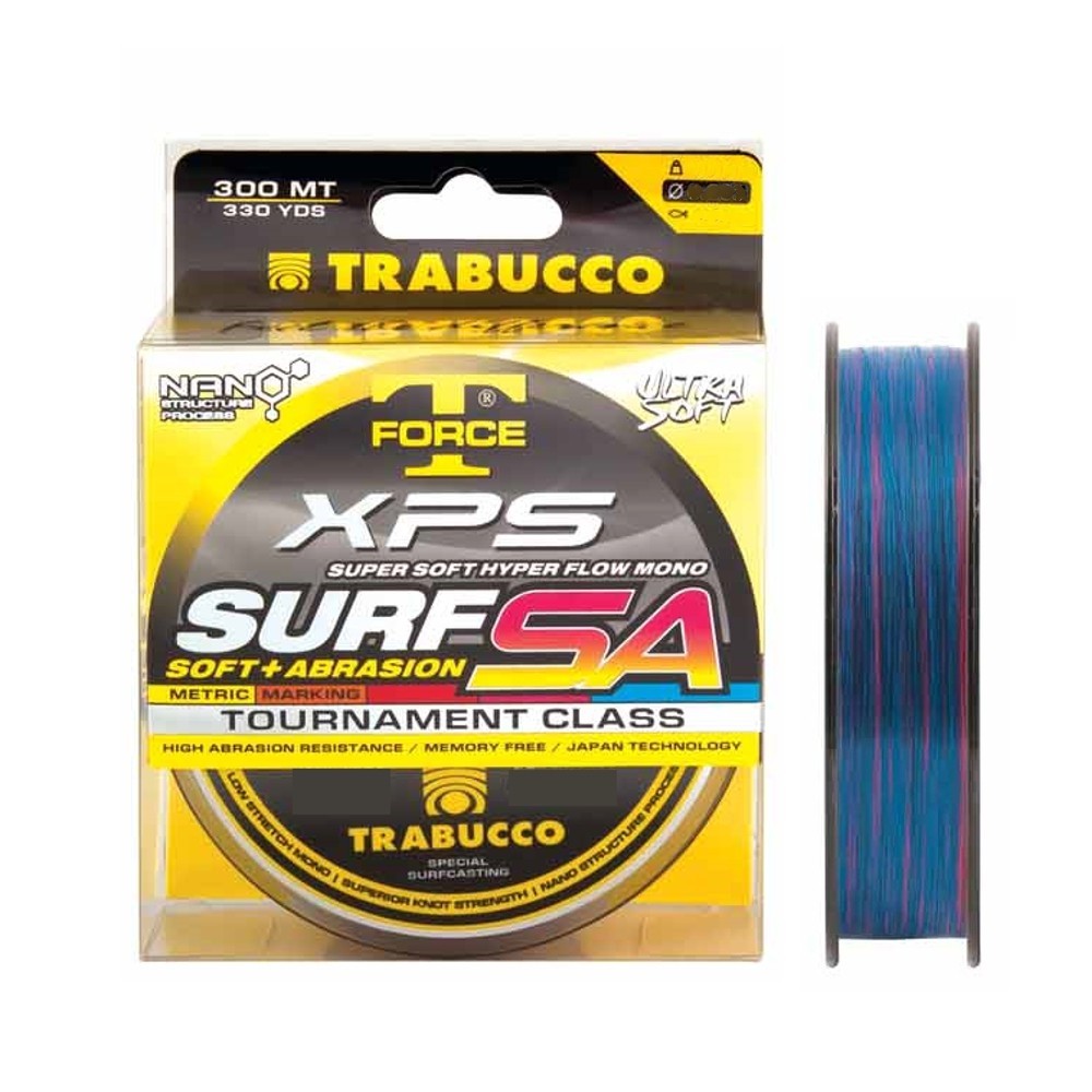 

Леска размеченная Trabucco T-Force XPS Surf SA Mark System 0,2мм 300м 5,42кг