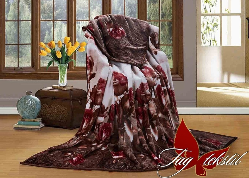 

Плед велсофт микрофибра TAG tekstil VL037 200х220 см