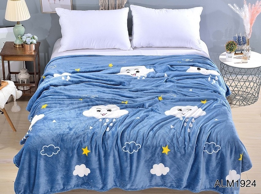 

Плед велсофт микрофибра TAG tekstil ALM1924 200х220 см