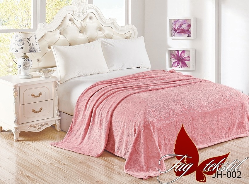 

Плед велсофт тиснение TAG tekstil JH002 200х220 см