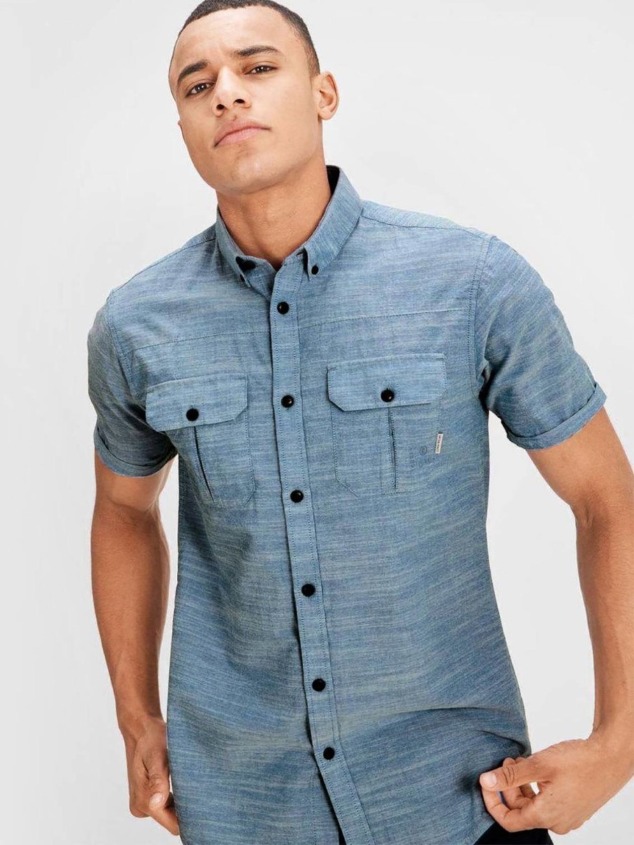 

Рубашка Jack & Jones 12108737 M Синий