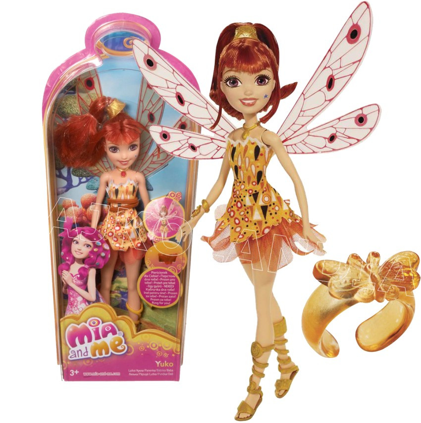 

Mia and me Yuko Кукла Юко с колечком из мультфильма "Мия и Я" Mattel BJR48