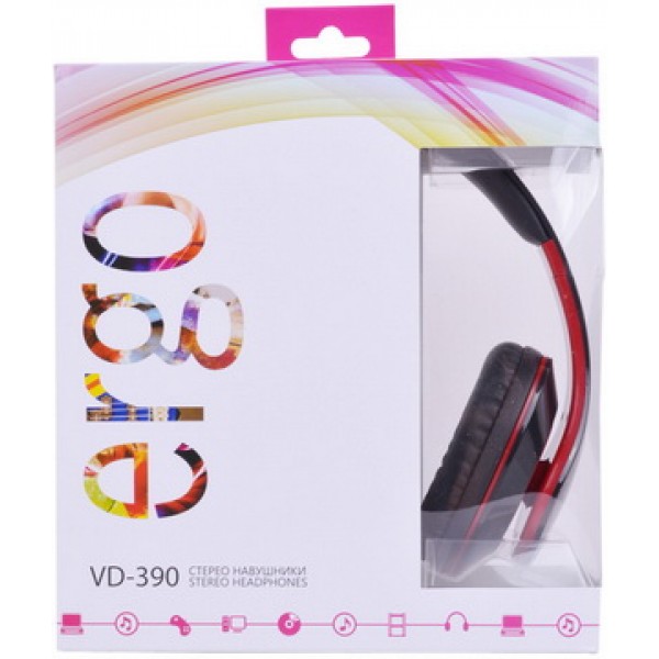 

Наушники Ergo VD-390 Red (6036449)