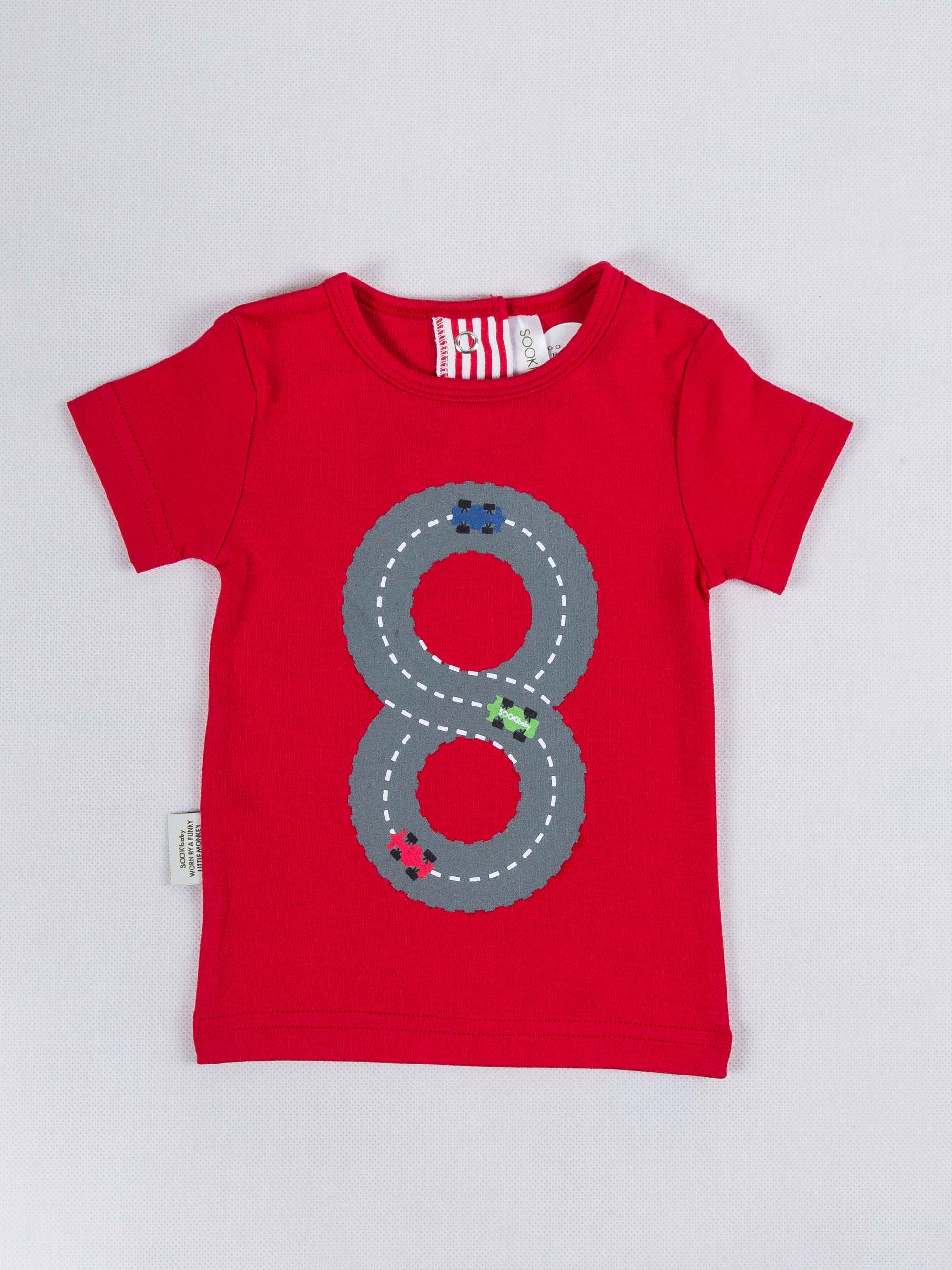 

Футболка SOOKIbaby SBS11-1319 74 cm Красный