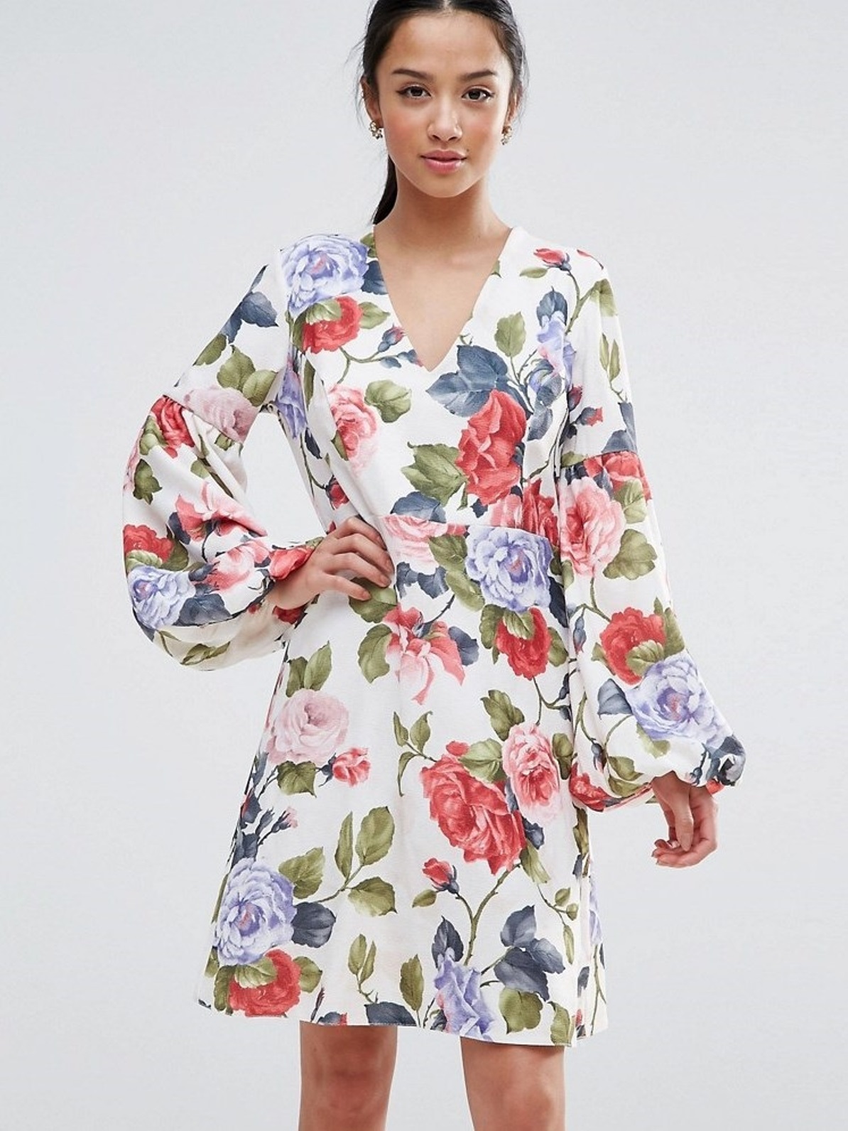 

Мини-платье с цветочным принтом John Zack AS010720-15  Цветочный принт, Мини-платье с цветочным принтом John Zack AS010720-15 S Цветочный принт