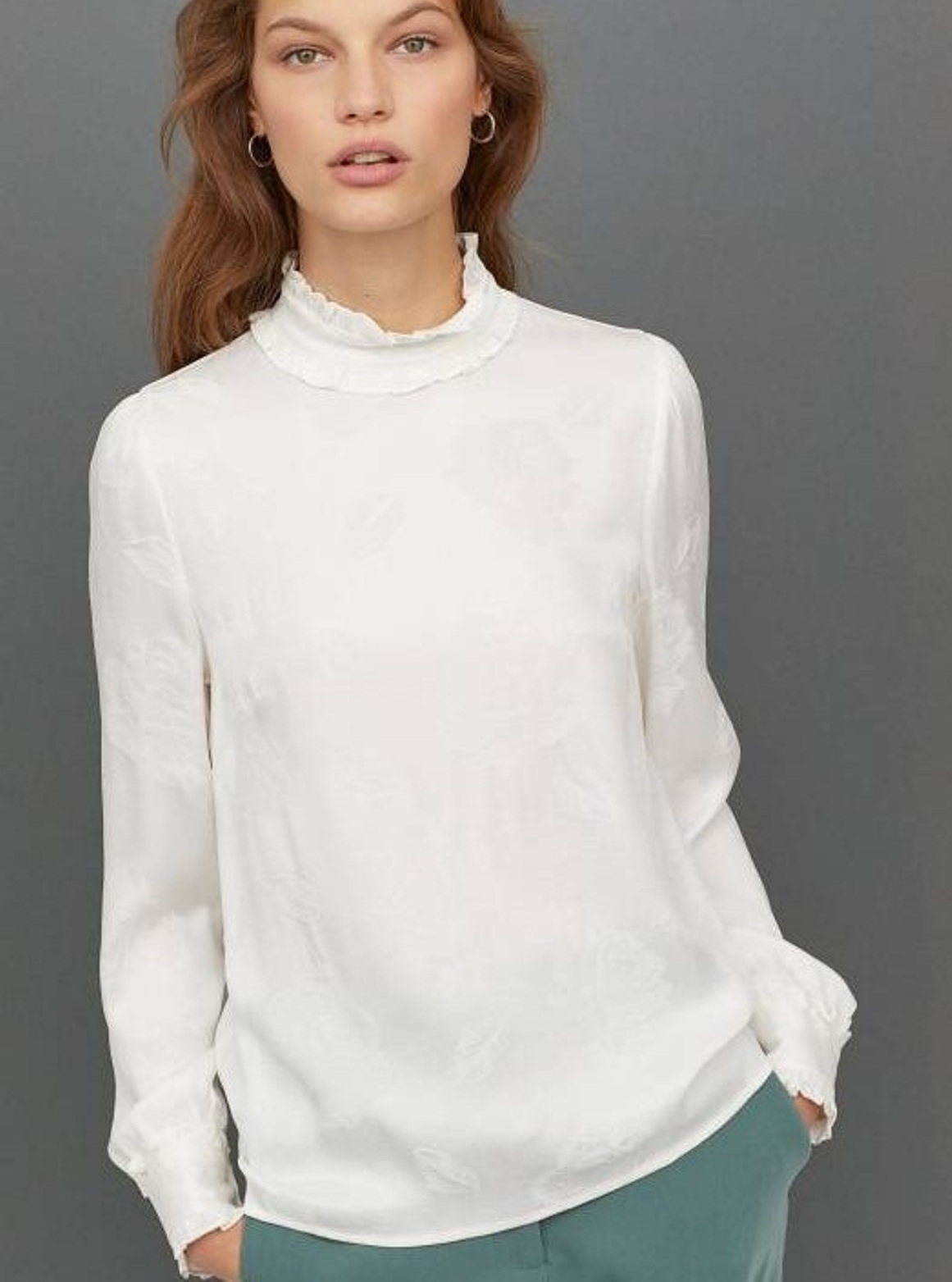 

Блузка H&M 0691677  Белый, Блузка H&M 0691677 L Белый