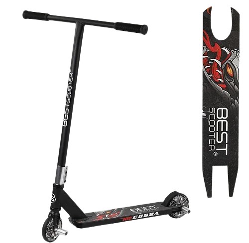 

Самокат трюковый 00959 Best Scooter HIC-система, ПЕГИ, алюминиевый диск и дека, колёса PU, d=110мм серые колеса