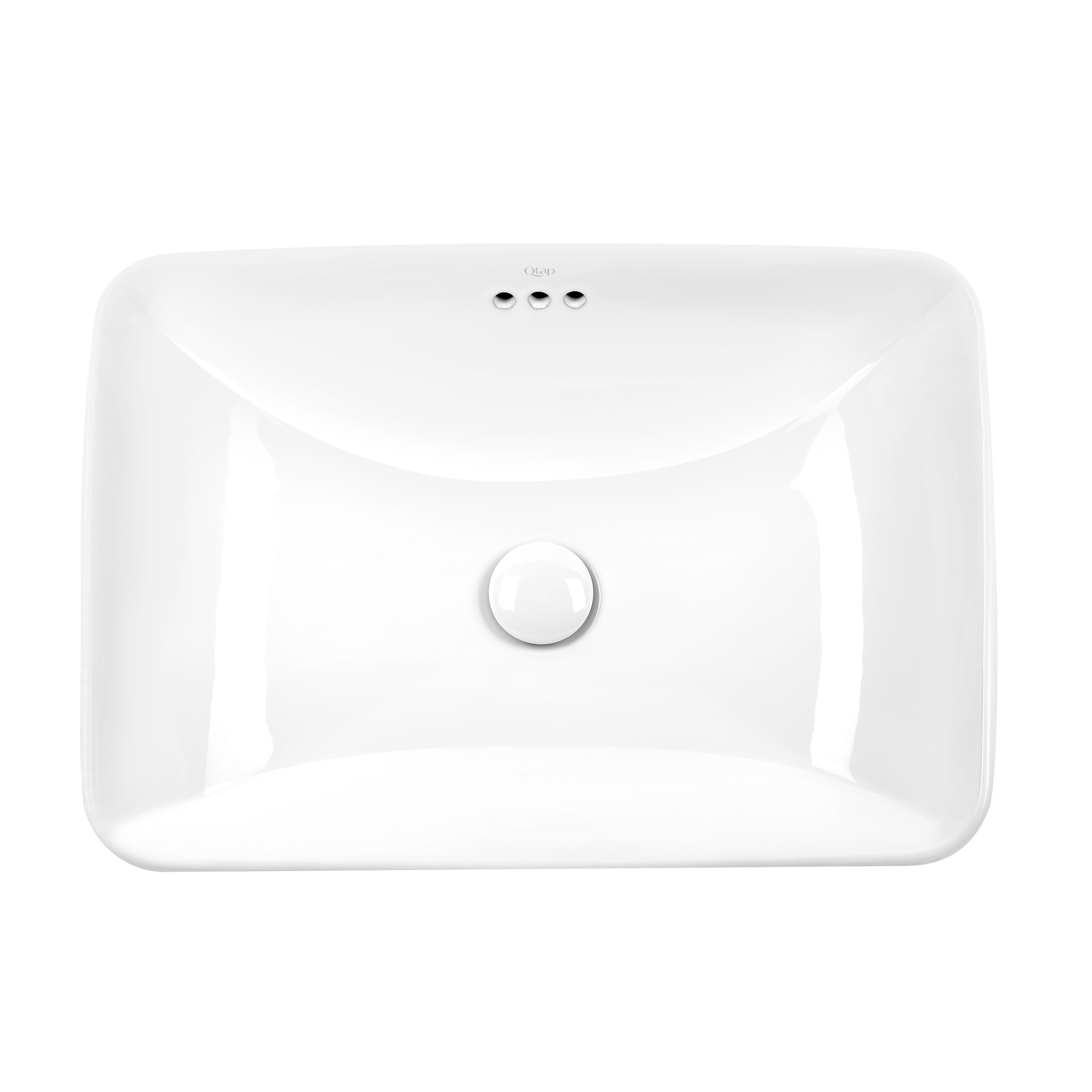 

Раковина Qtap Jay с донным клапаном QT0711K425W
