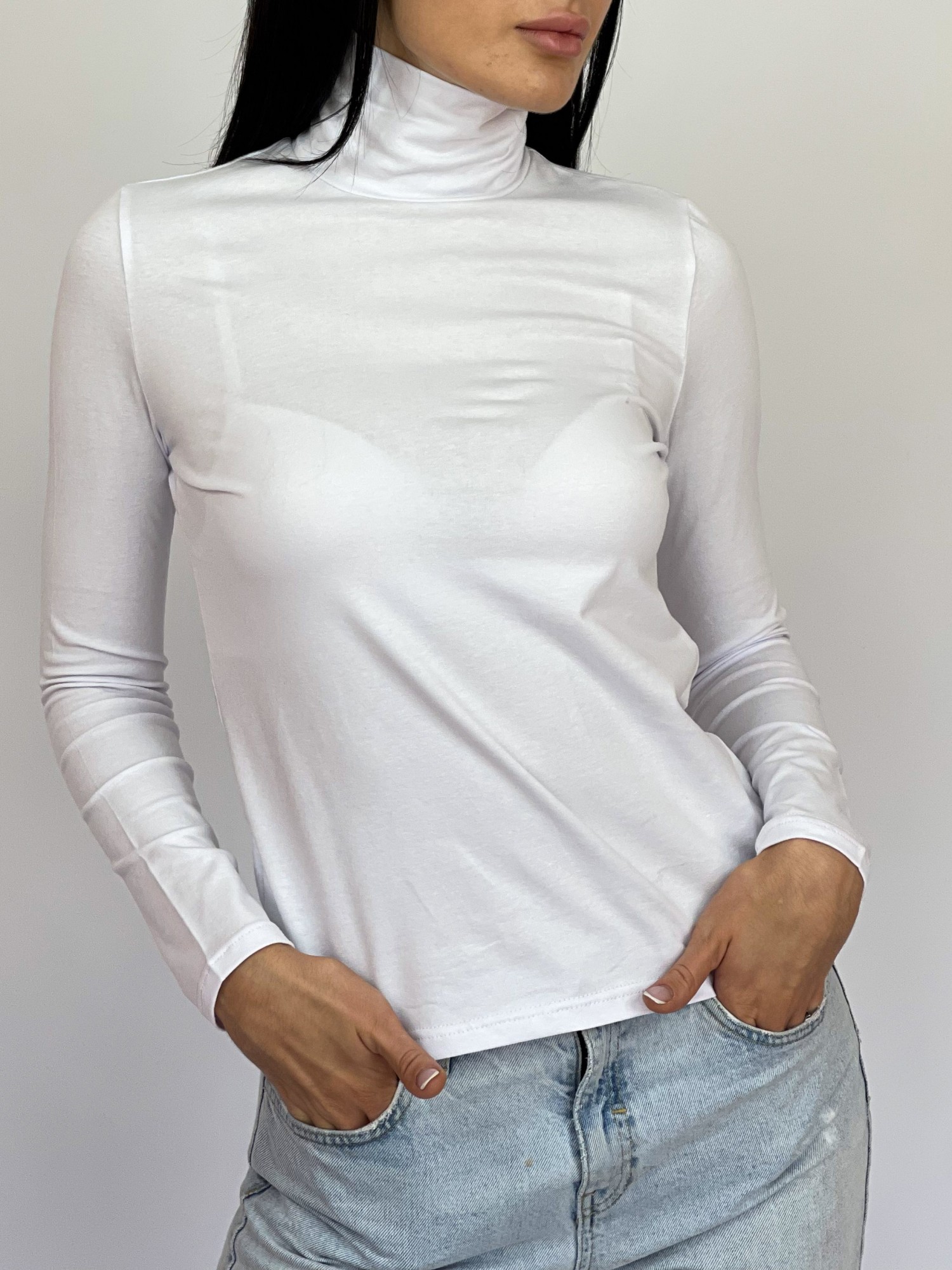 

Водолазка Baysho базовая Кулирка XS Белый (bk1701-200)