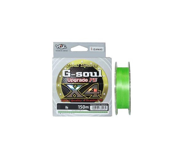 

Шнур YGK G-Soul X4 Upgrade салатовый 150m #0.2/4lb (арт.123455450106)