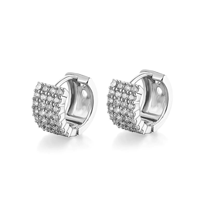 

Серьги от дизайнеров Rigan 001023 Italina 15мм*7мм Белый