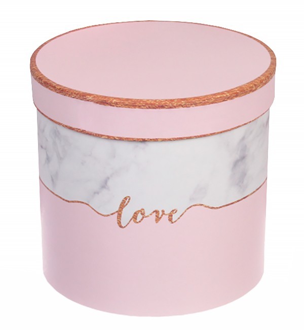 

Подарочная коробка "Love", 23*19,5 см., Польша, цвет розовый