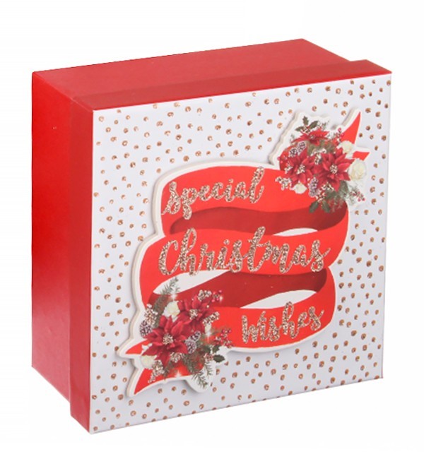 

Новогодняя подарочная коробка "Special Christmas Wishes", 27х27х10 см