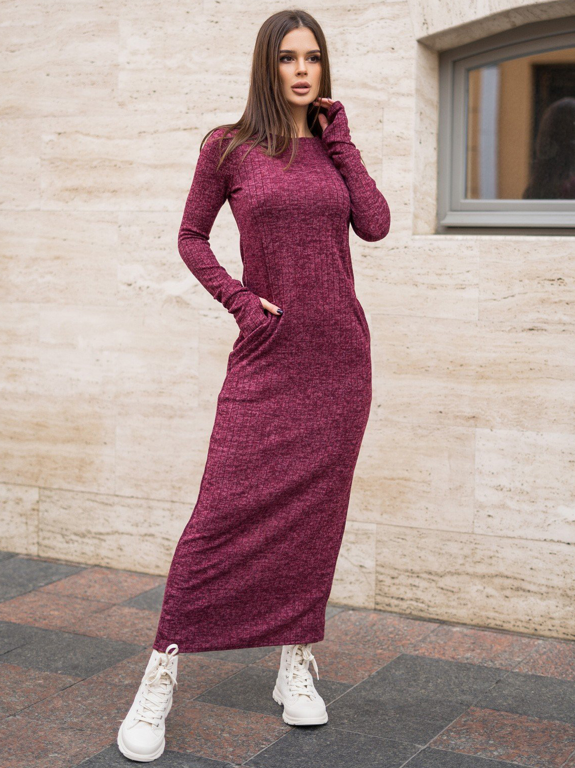 

Платье ISSA PLUS 11217A  Бордовое, Платье ISSA PLUS 11217A XL Бордовое