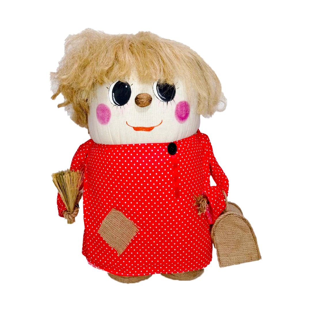 

Интерьерная игрушка Домовой VKmade Большой 65см (красный)