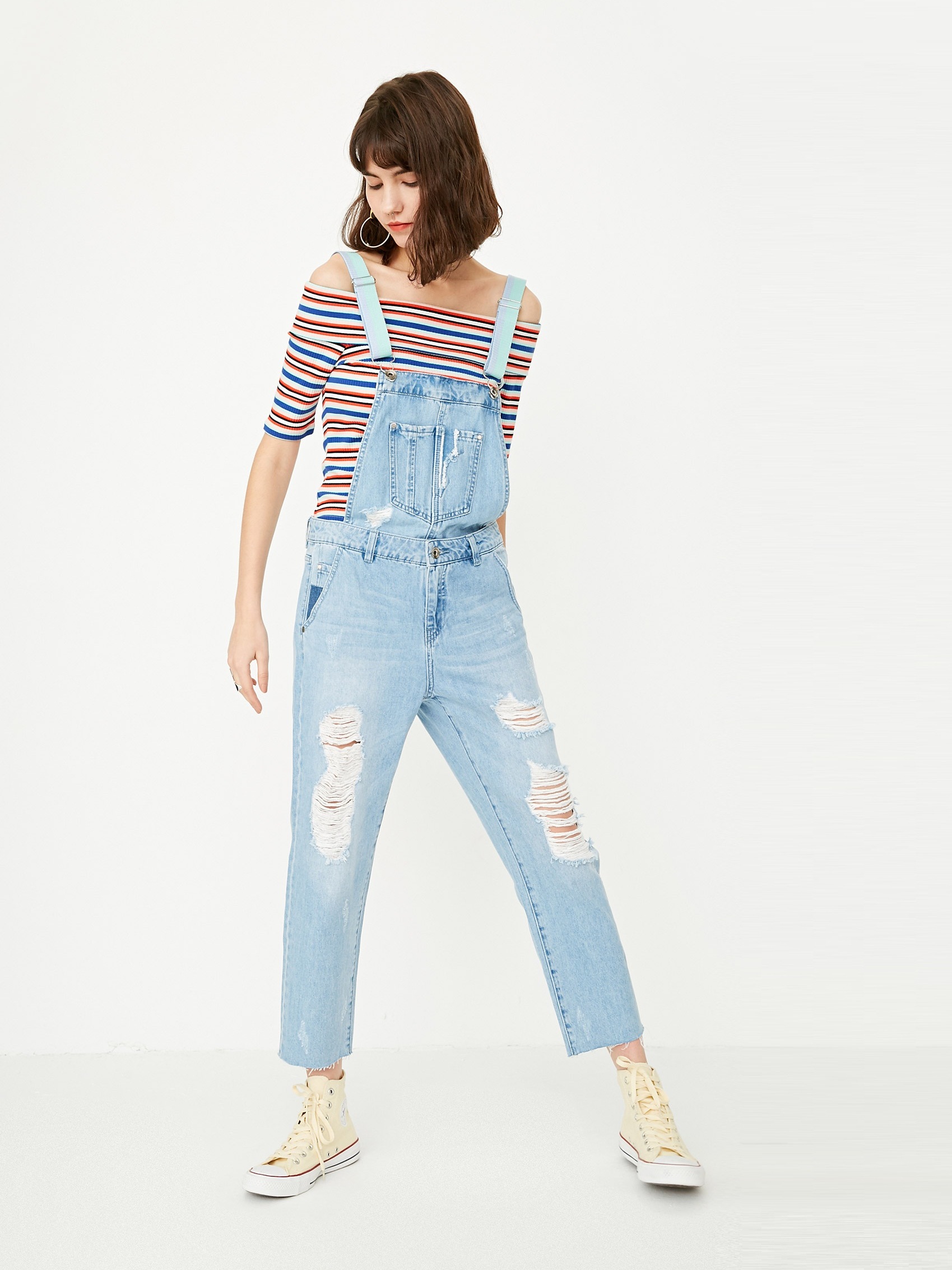 

Комбинезон джинсовый Denim Co MC/250620-45  Голубой, Комбинезон джинсовый Denim Co MC/250620-45 M Голубой