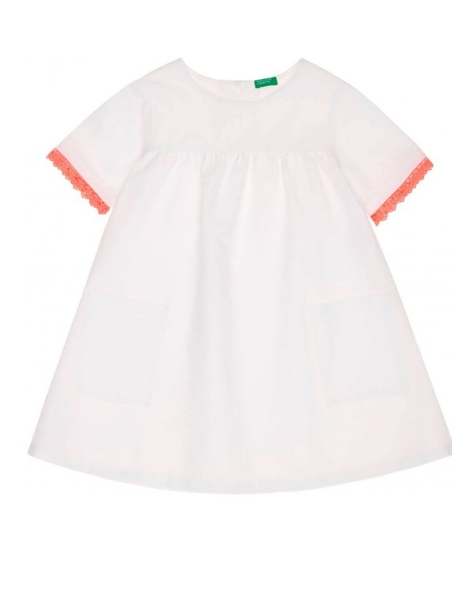 

Платье Benetton 4BE75VC80 82 cm (8815682cm) Белый