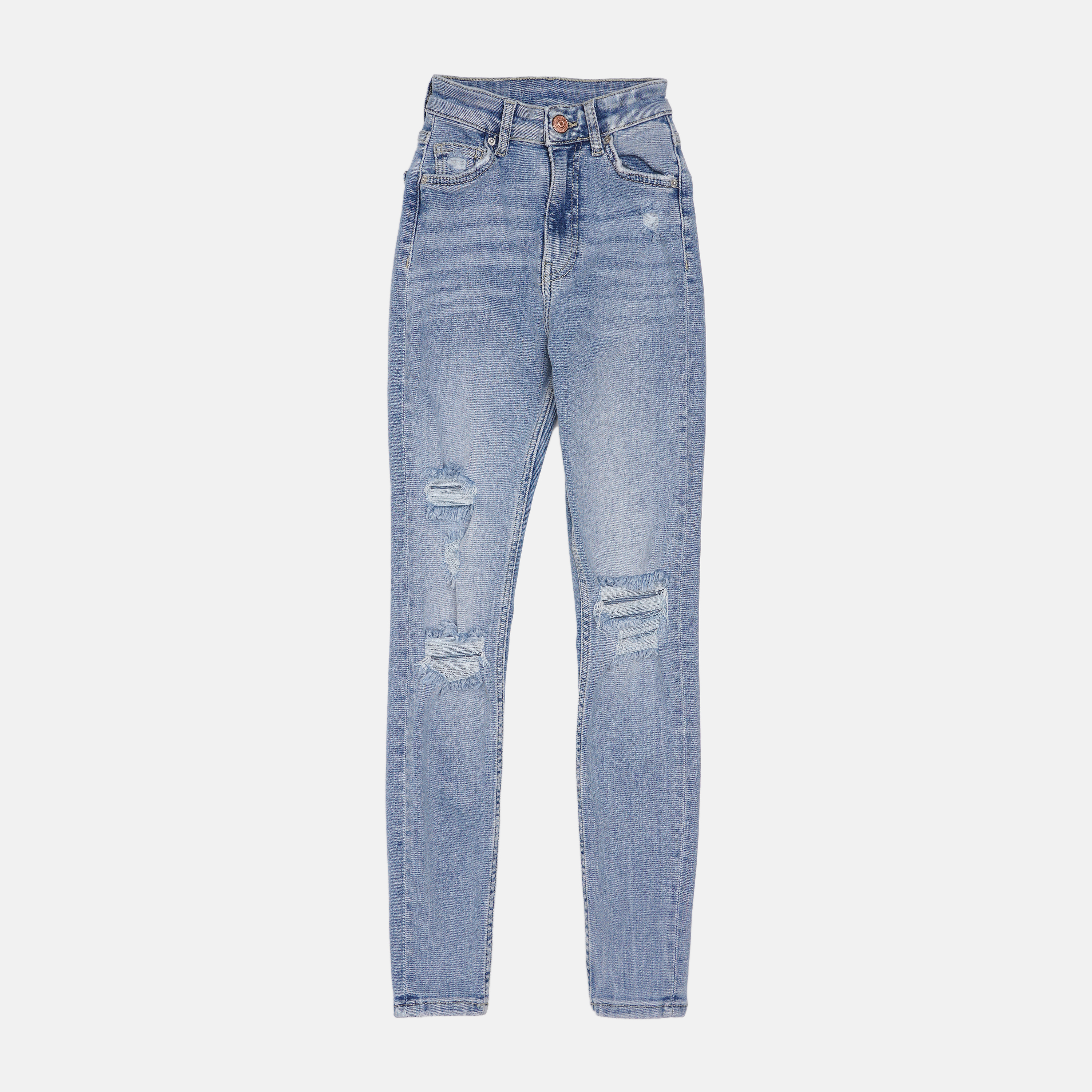 

Джинсы Bershka 5192/666/428  Голубой джинс, Джинсы Bershka 5192/666/428 32 Голубой джинс