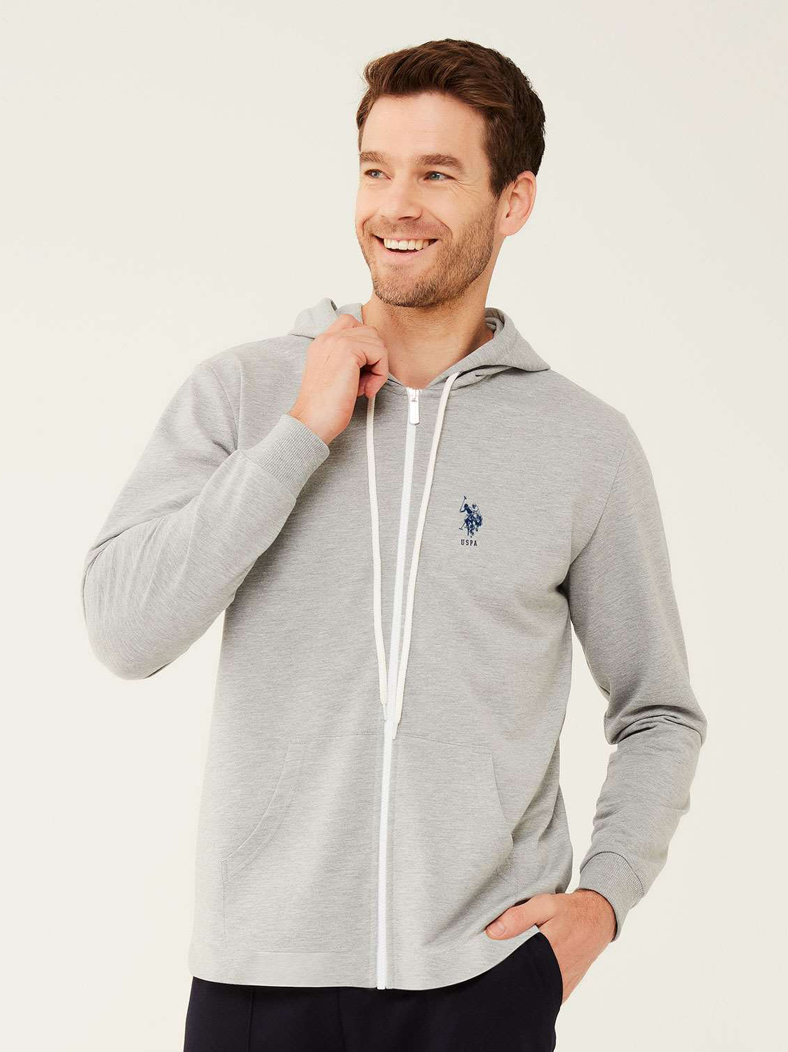 

Толстовка U.S. Polo Assn 18469  Серая меланж, Толстовка U.S. Polo Assn 18469 M Серая меланж