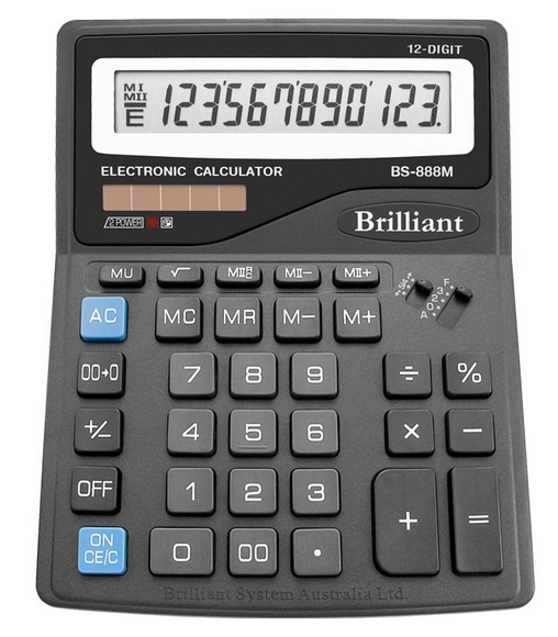 

BRILLIANT Калькулятор 12 разр BS-888M