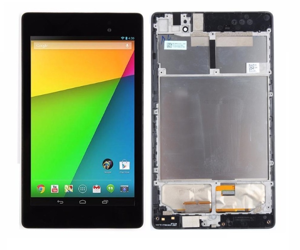 

Дисплей Asus Google Nexus 7 2013 с сенсором и рамкой черный (2Gen)