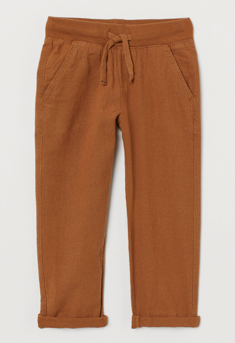 

Брюки для мальчика H&M 0757853005 128 СМ Коричневый 66344