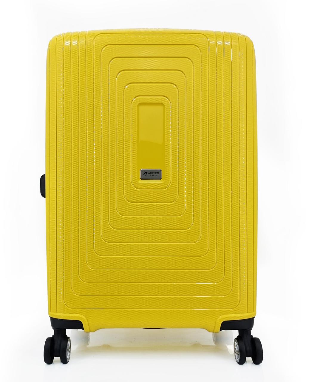 

Чемодан средний Airtex 241 M полипропилен желтый