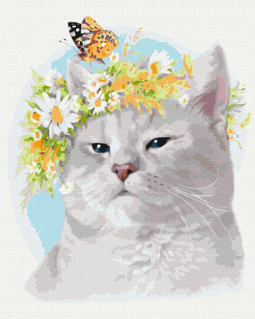 

Картина по номерам Brushme Кошачье настроение 40×50 (BS52540)
